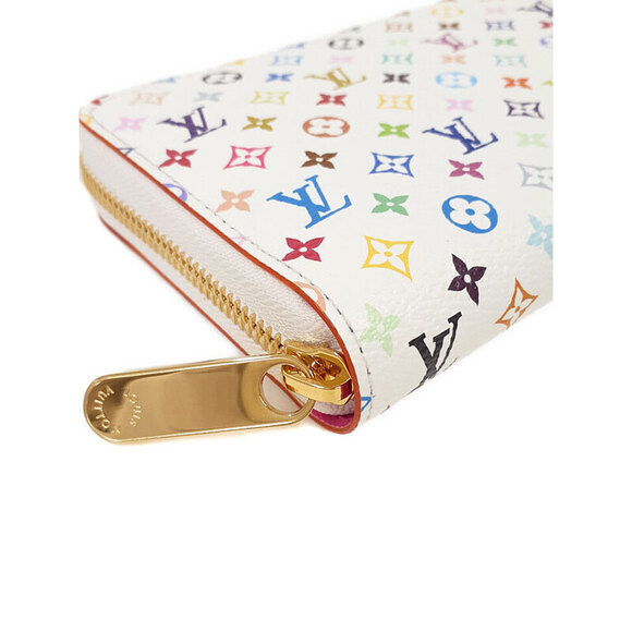 Louis Vuitton LV TM Multicolore Multicolor Zippy Wallet by Takashi Zip Long - Picture 5 of 5